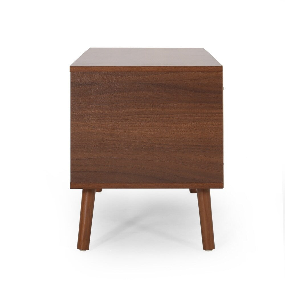 Pickfair Mid-Century Modern 2 Door Cabinet by Christopher Knight Home - 31.50" W x 15.50" D x 18.75" H