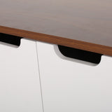 Pickfair Mid-Century Modern 2 Door Cabinet by Christopher Knight Home - 31.50" W x 15.50" D x 18.75" H