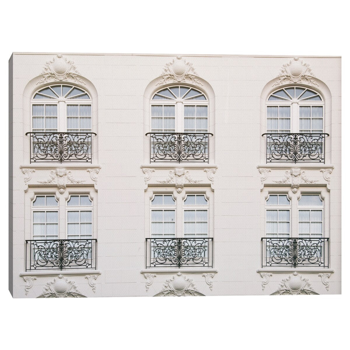 Picturesque Windows Canvas Art Print