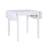 Piedmonth Solid Wood Square Drop Leaf Dining Table