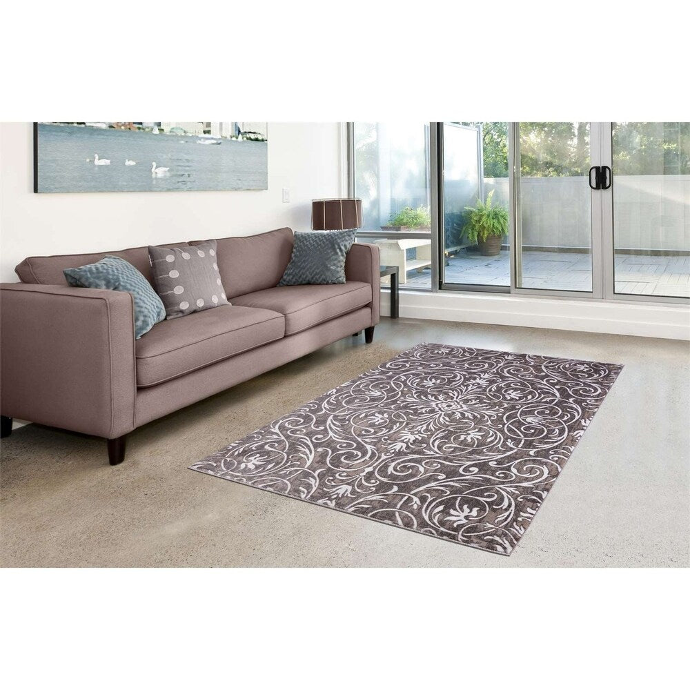 Pierre Cardin Luxury Sateen Collection Area Rugs (5' x 8')