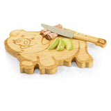 'Piggy' Cutting Board and Carving Knife Set