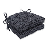 Pillow Perfect Bowery Ebony Reversible Chair Pad (Set of 2)