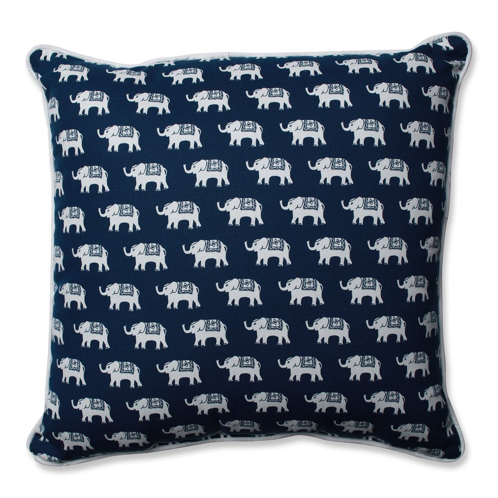 Pillow Perfect Ellie Indigo Throw Pillow