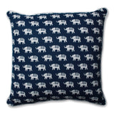 Pillow Perfect Ellie Indigo Throw Pillow