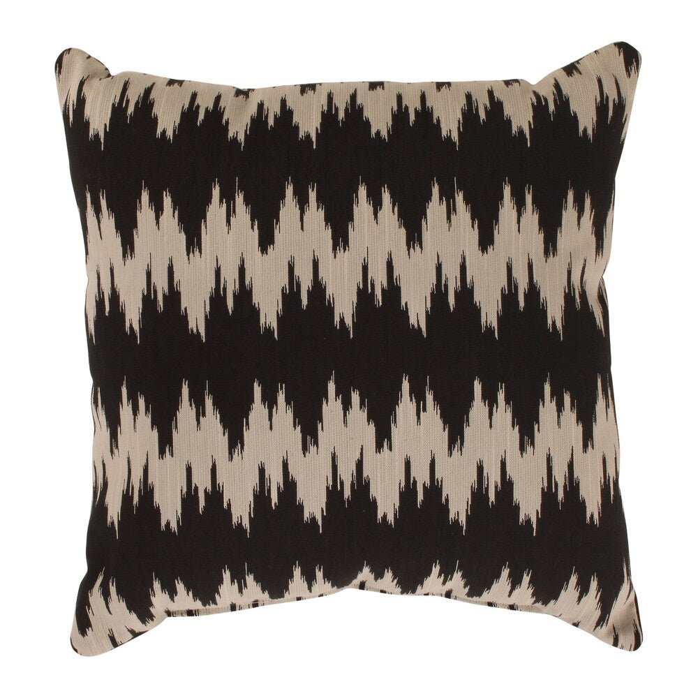 Pillow Perfect 'Gopala' Black/ Grey Throw Pillow