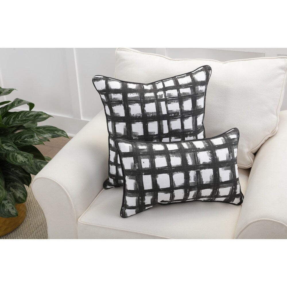 Pillow Perfect Jones Ink Rectangular Throw Pillow