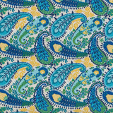 Pillow Perfect Outdoor Amalia Paisley Blue Throw Pillow (Set of 2)