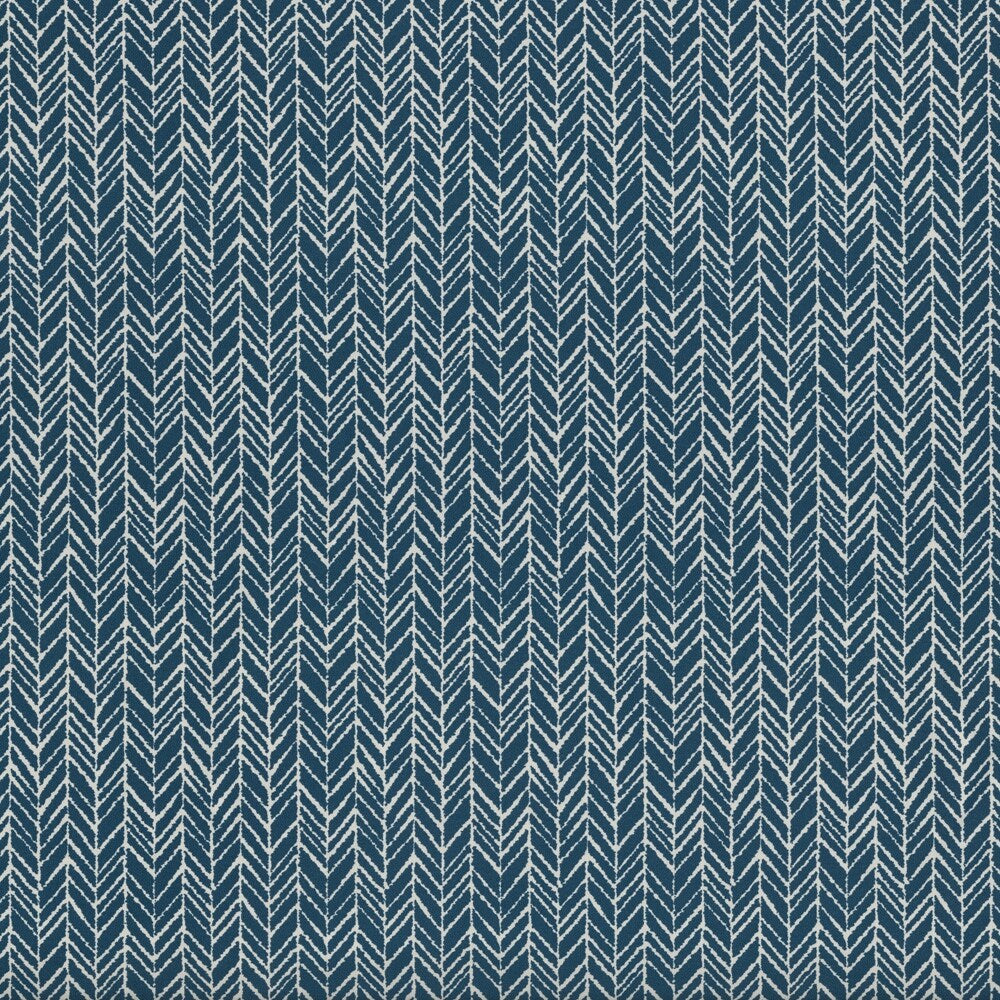 Pillow Perfect Outdoor Herringbone Ink Blue 16.5-inch Throw Pillow (Set of 2) - 16.5 X 16.5 X 5 - 16.5 X 16.5 X 5