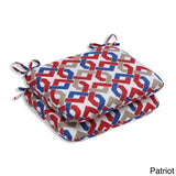 Pillow Perfect Outdoor/ Indoor Reiser Rounded Corners Seat Cushion (Set of 2)