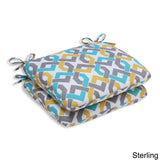 Pillow Perfect Outdoor/ Indoor Reiser Rounded Corners Seat Cushion (Set of 2)