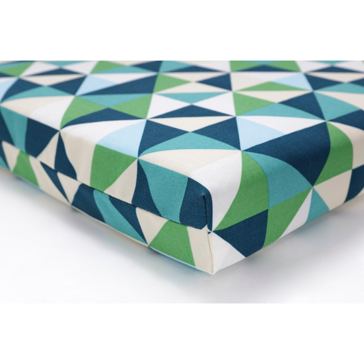 Pillow Perfect Outdoor Kaleidoscope Nile Squared Corners Seat Cushion 20x20x3 (Set of 2) - 20 X 20 X 3 - 20 X 20 X 3