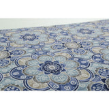 Pillow Perfect Outdoor Keyzu Medallion Mariner Deluxe Tufted Chairpad (Set of 2) - 17 X 17.5 X 4 - 17 X 17.5 X 4