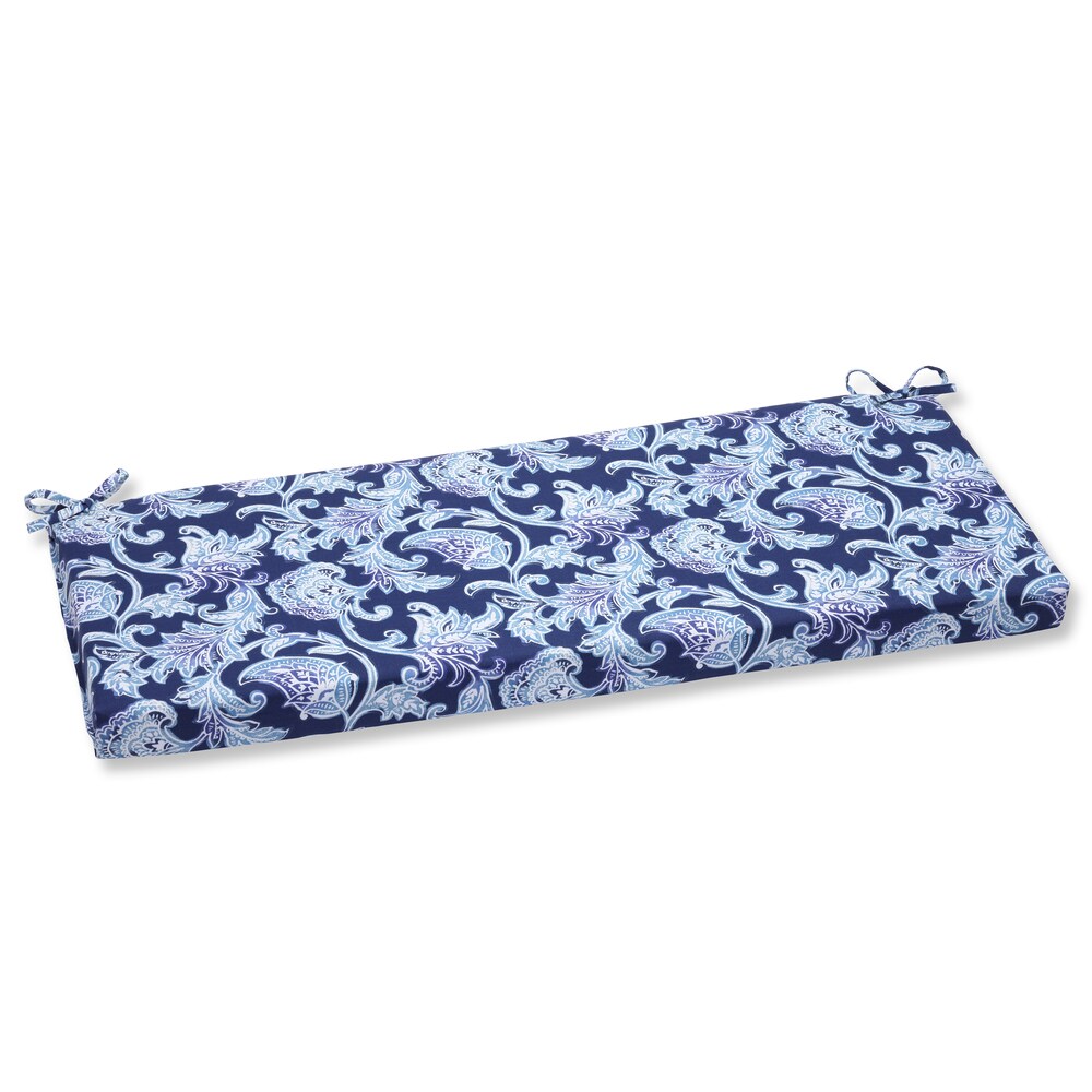 Pillow Perfect Outdoor Lahaye Indigo Bench Cushion