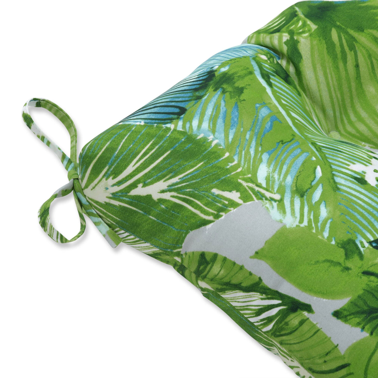 Pillow Perfect Outdoor Lush Leaf Jungle Blown Bench Cushion