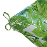 Pillow Perfect Outdoor Lush Leaf Jungle Blown Bench Cushion
