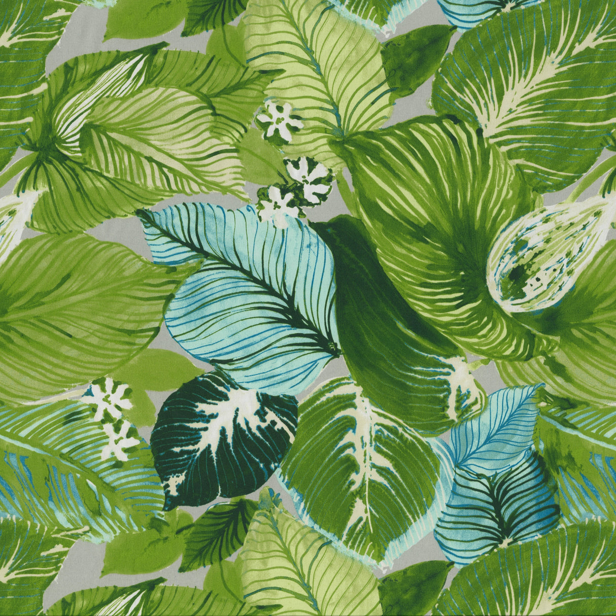 Pillow Perfect Outdoor Lush Leaf Jungle Blown Bench Cushion