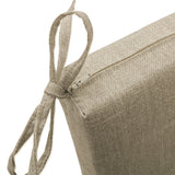 Pillow Perfect Outdoor Tory Bisque Squared Corners Seat Cushion 20x20x3 (Set of 2) - 20 X 20 X 3 - 20 X 20 X 3