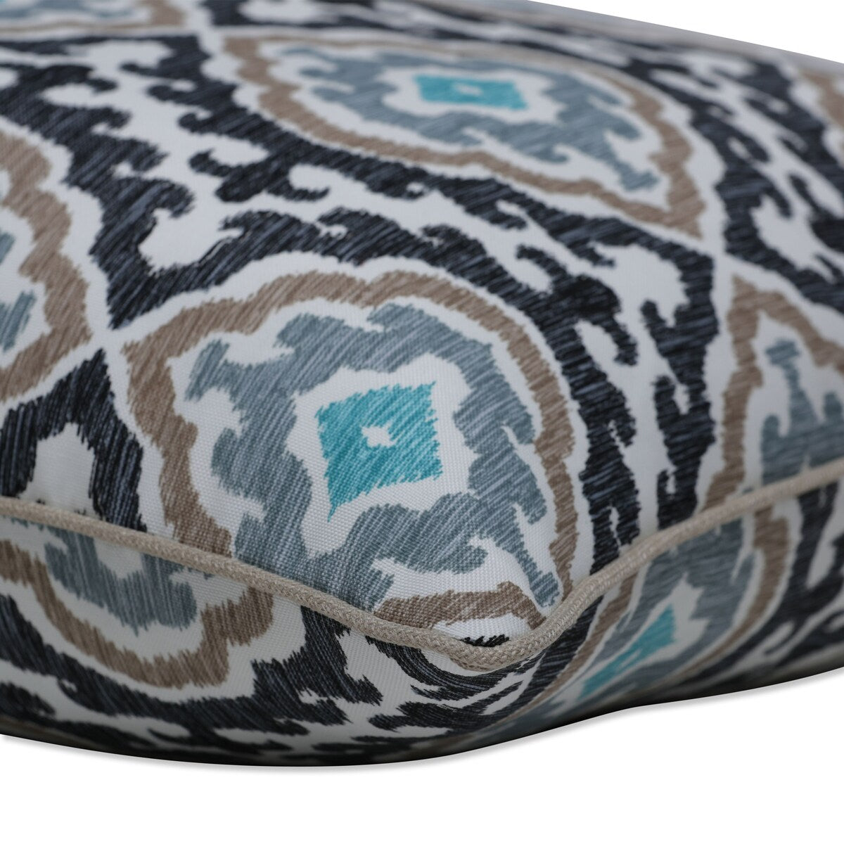 Pillow Perfect Outdoor | Indoor Agrami Medallion Oversized Rectangular Throw Pillow (Set of 2) 24.5 X 16.5 X 5