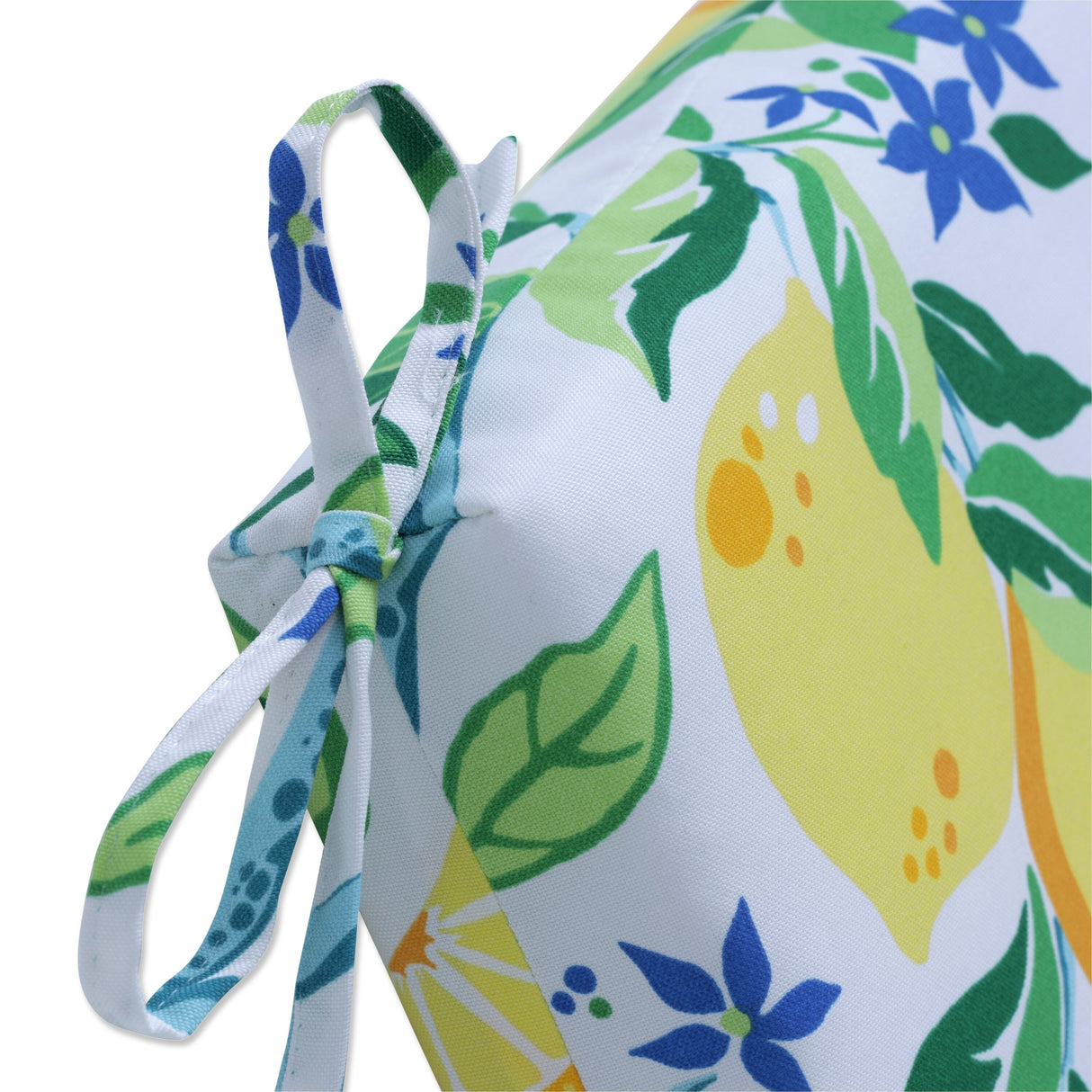 Pillow Perfect Outdoor | Indoor Lemon Tree Yellow Chaise Lounge Cushion 72.5 X 21 X 3