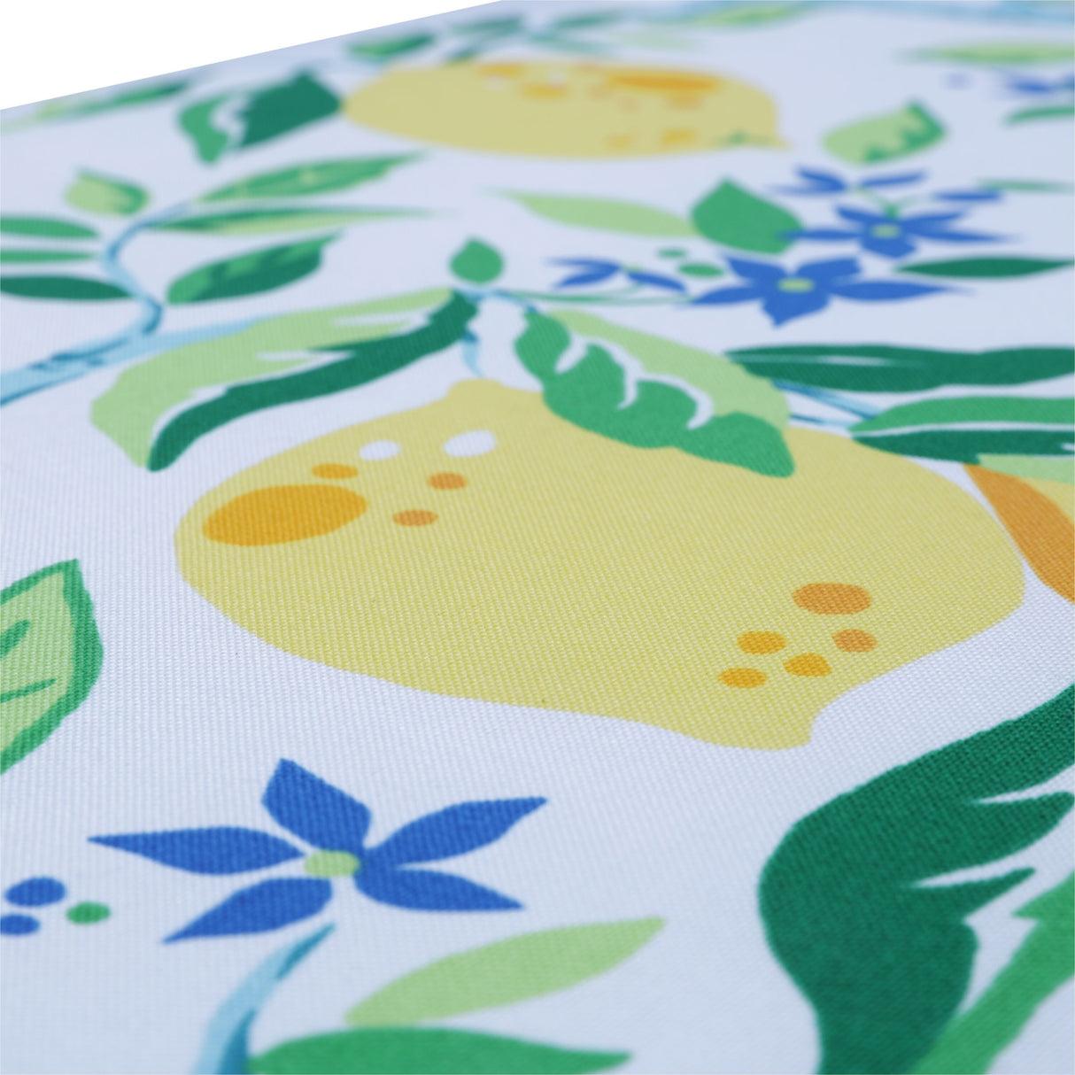 Pillow Perfect Outdoor | Indoor Lemon Tree Yellow Chaise Lounge Cushion 72.5 X 21 X 3