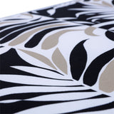 Pillow Perfect Outdoor | Indoor Palm Stripe Black/Tan 18.5 Inch Throw Pillow (Set of 2) 18.5 X 18.5 X 5