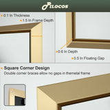 Bathroom Mirrors Wall Mounted Rectangle Vanity Cosmetic Makeup Mirror