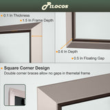 Bathroom Mirrors Wall Mounted Rectangle Vanity Cosmetic Makeup Mirror