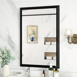 Bathroom Mirrors Wall Mounted Rectangle Vanity Cosmetic Makeup Mirror