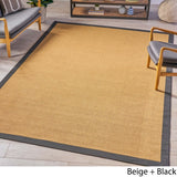 Pinchas Indoor Border Area Rug by Christopher Knight Home - 7'10 x 10'10