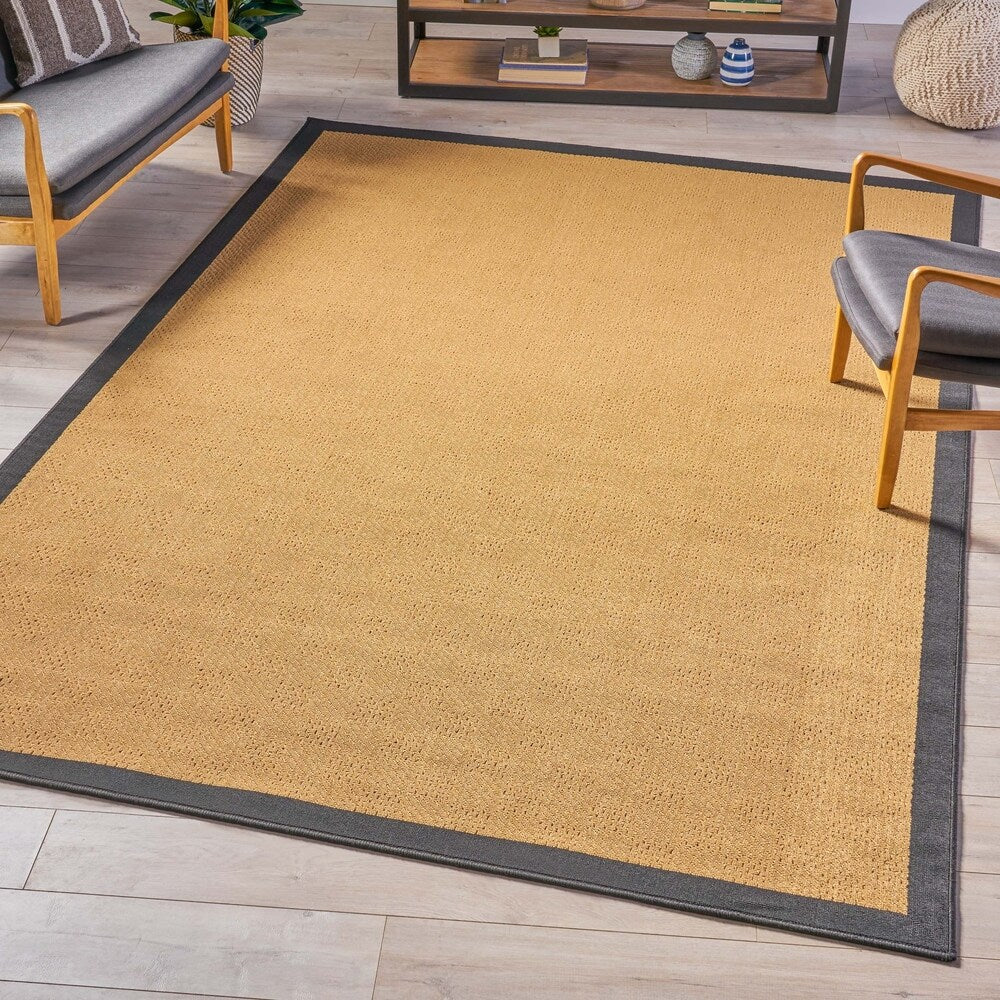 Pinchas Indoor Border Area Rug by Christopher Knight Home - 7'10 x 10'10