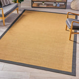 Pinchas Indoor Border Area Rug by Christopher Knight Home - 7'10 x 10'10