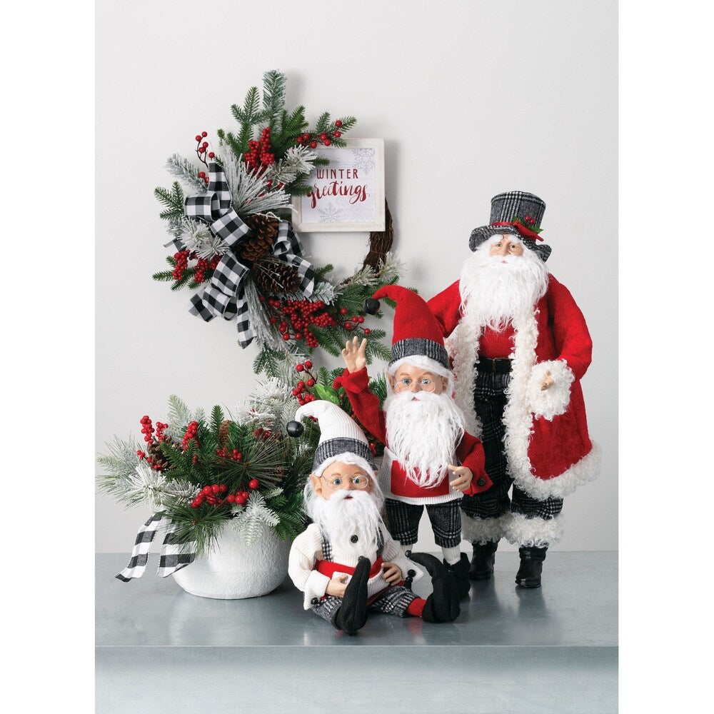 Sullivans Pine Berry Ribbon Arrangement