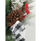 Sullivans Pine Berry Ribbon Arrangement