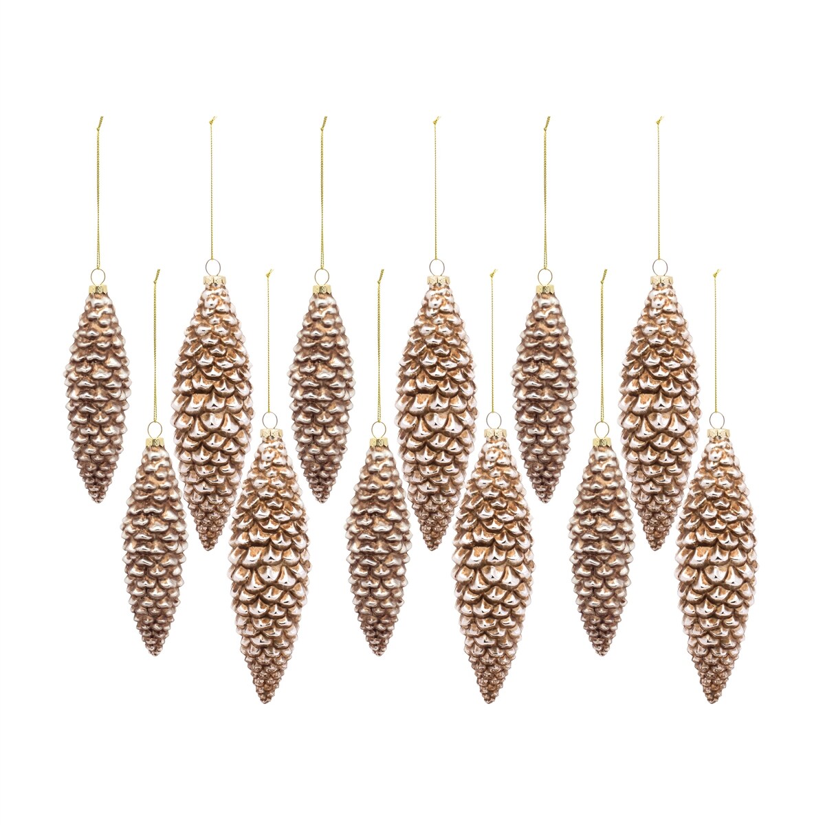 Pine Cone Ornament (Set of 12)