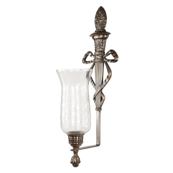 Pineapple Wall Sconce Dark Bronze
