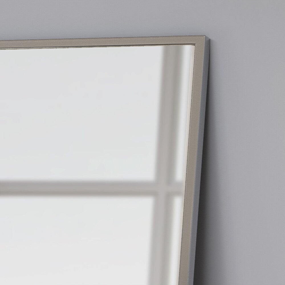 Pinefield Modern Rectangular Standing Mirror by Christopher Knight Home - Mirror, Stainless