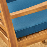 Pines Outdoor 7 Piece Acacia Wood Dining Set by Christopher Knight Home