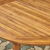 Pines Outdoor 7 Piece Acacia Wood Dining Set by Christopher Knight Home