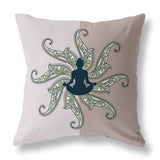 Pink And Platinum Mystic Silence Faux Suede Throw Pillow Zipper