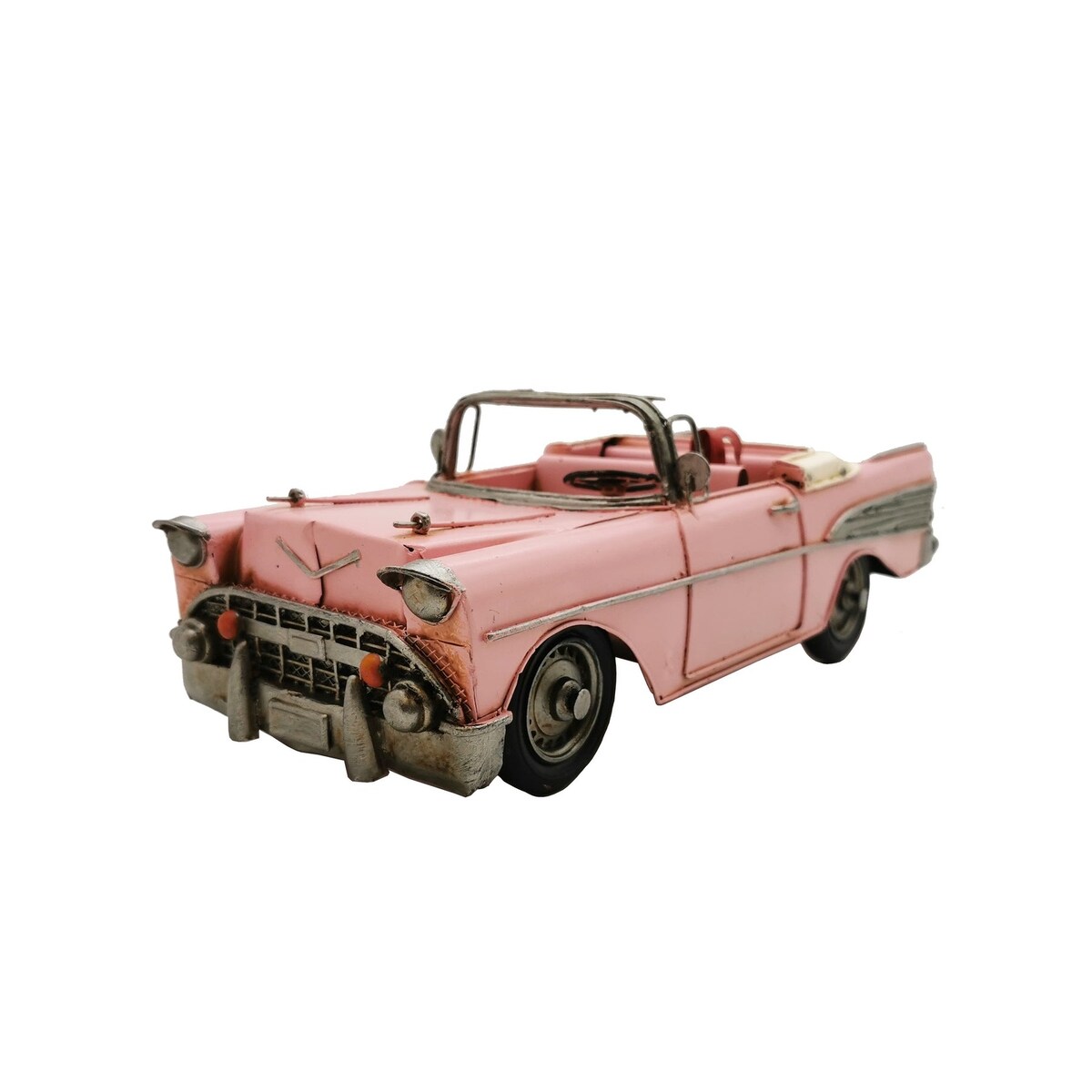 Pink Classic Convertible Car Metal Model