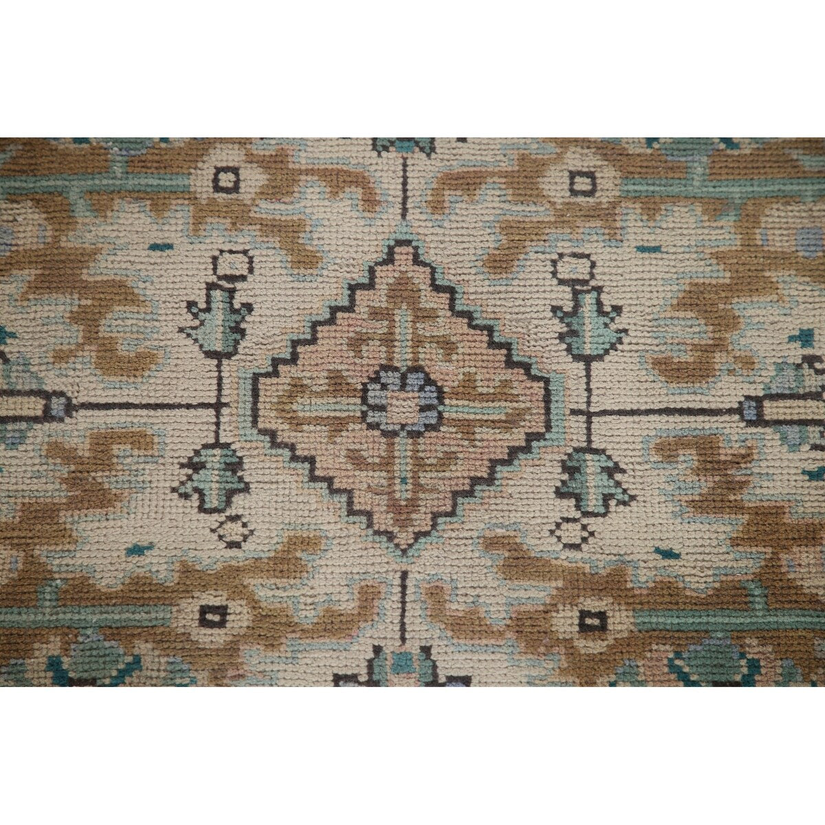 Pink Distressed Tabriz Persian Rug Hand-knotted Vintage Wool Carpet - 8'1" x 11'3"