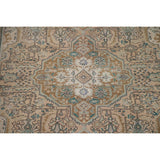 Pink Distressed Tabriz Persian Rug Hand-knotted Vintage Wool Carpet - 8'1" x 11'3"