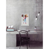 'Pink Fashionistas' Framed Painting Print - Multi-Color