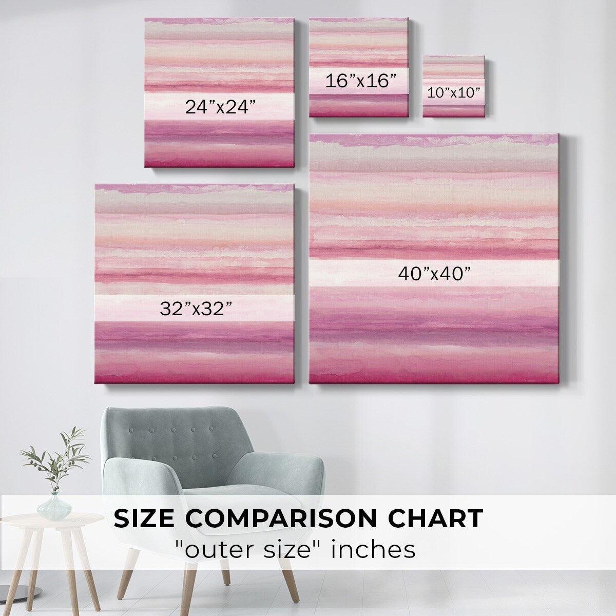 Pink Oasis-Gallery Wrapped Canvas