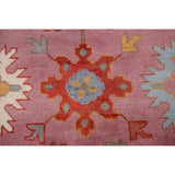 Pink Oushak Area Rug Handmade Oriental Wool Carpet - 9'1"x 11'9"