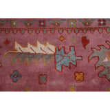 Pink Oushak Area Rug Handmade Oriental Wool Carpet - 9'1"x 11'9"