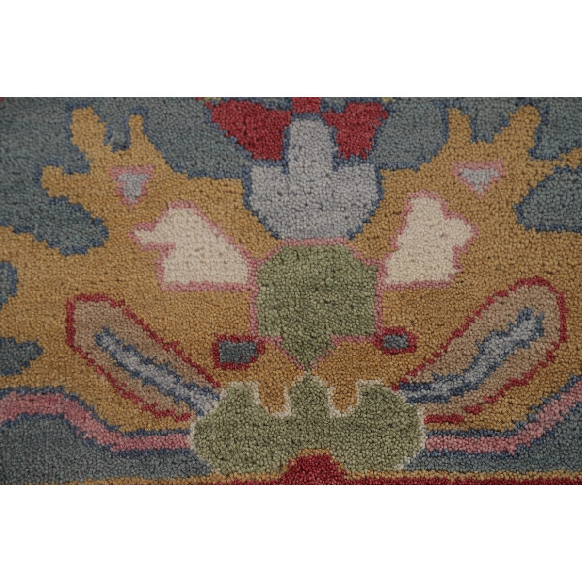 Pink Oushak Indian Area Rug Handmade Bedroom Wool Carpet - 9'0"x 11'10"