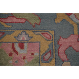 Pink Oushak Indian Area Rug Handmade Bedroom Wool Carpet - 9'0"x 11'10"