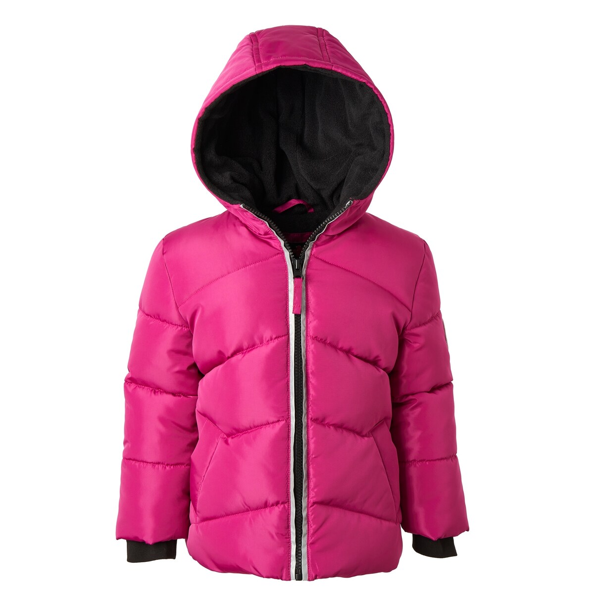 Pink Platumin Girls Irridescent Foil GWP Puffer